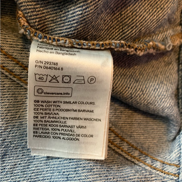 H&M Divided Jean Jacket Size 0 - Picture 10 of 10